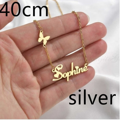 Necklace Alloy Pendant Font Fascinating Pendant Custom Name Necklace Personalized Necklace