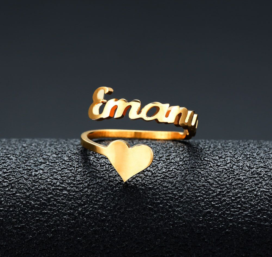 Personalized Name Ringe