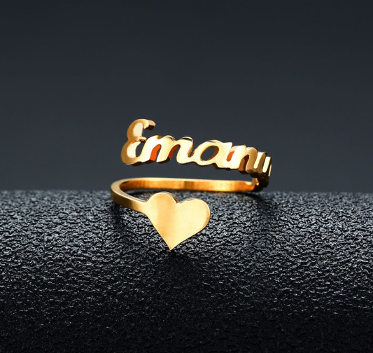 Personalized Name Ringe