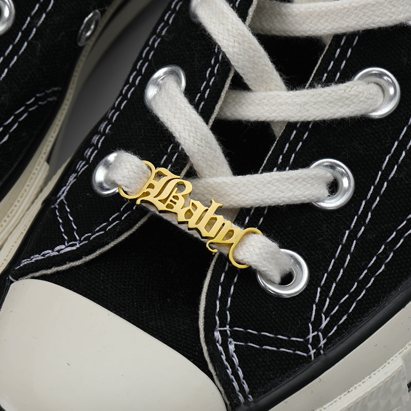 Custom Sneakers Tag for Women Men Stainless Steel Personalized Shoes Buckle