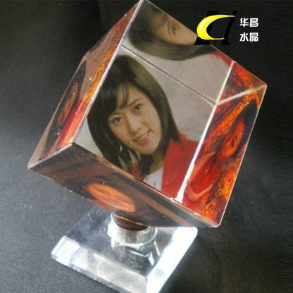 Personalized Crystal Photo Magic Cube