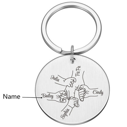 Personalized Father's Day Keychain DIY Name