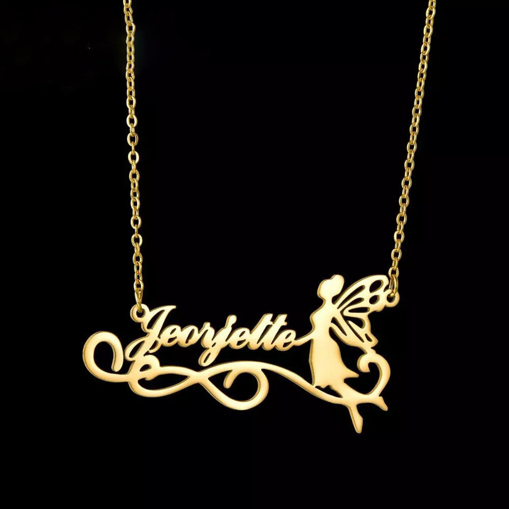 Fashion Custom Letter Name Necklace