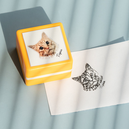 Custom-Made Pet Portrait Stamp DIY For Dog Figure Seal Personalized Cat Doggy Customized Memento Chapter