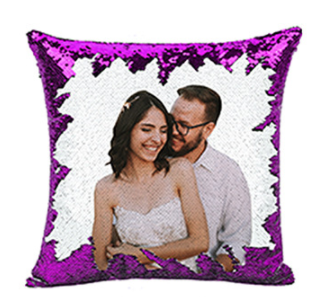 Magic Sequined Custom Gift Pillow