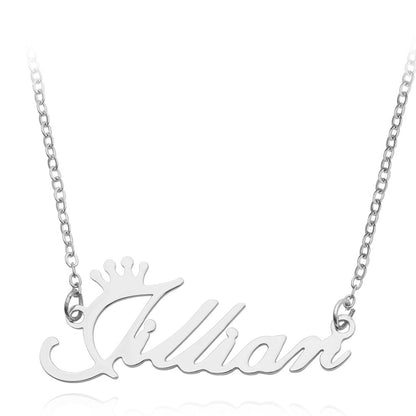 Necklace Alloy Pendant Font Fascinating Pendant Custom Name Necklace Personalized Necklace