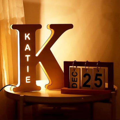 Personalized Custom Letter Lamp English Name Lamp